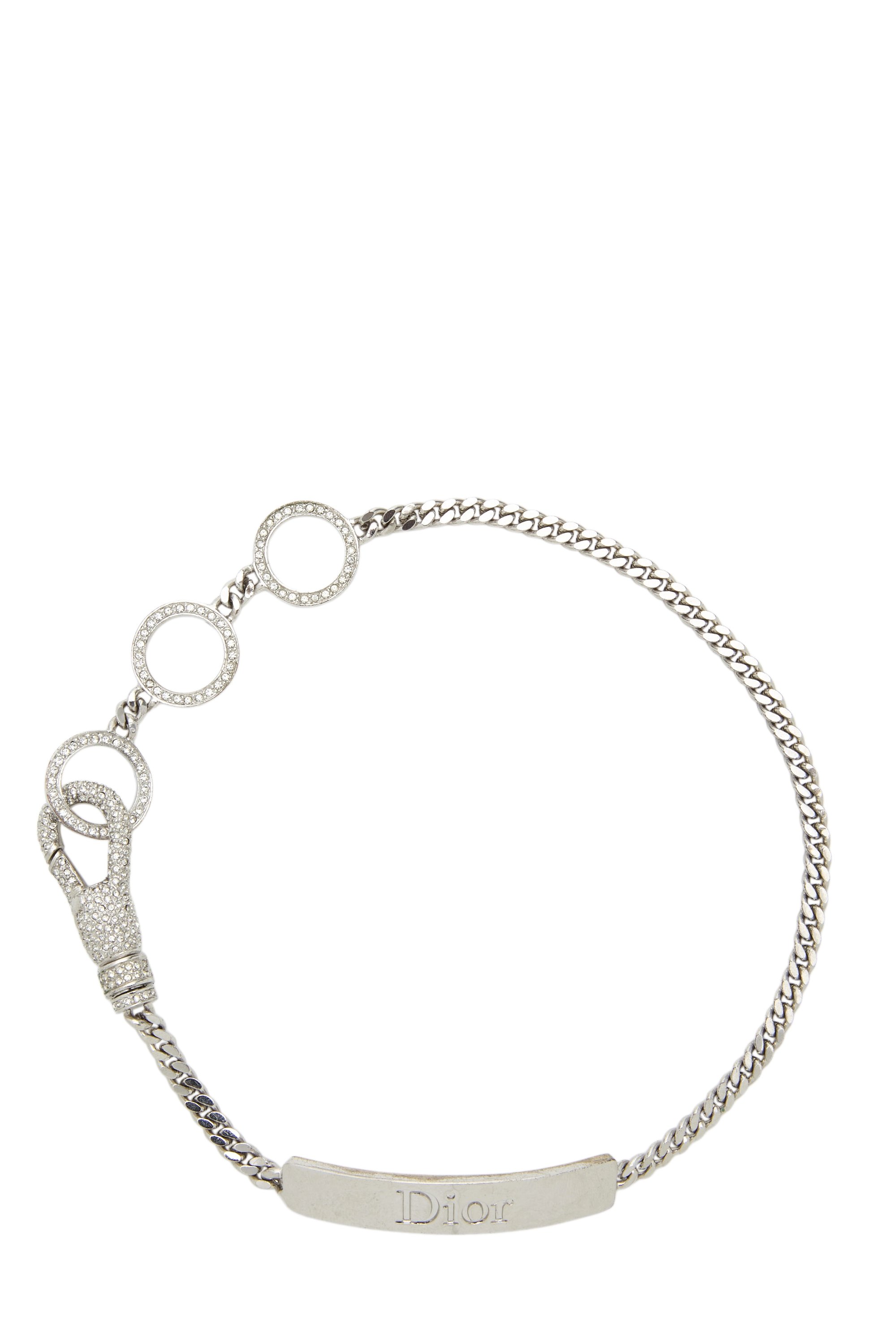 Silver Crystal Hardcore Choker
