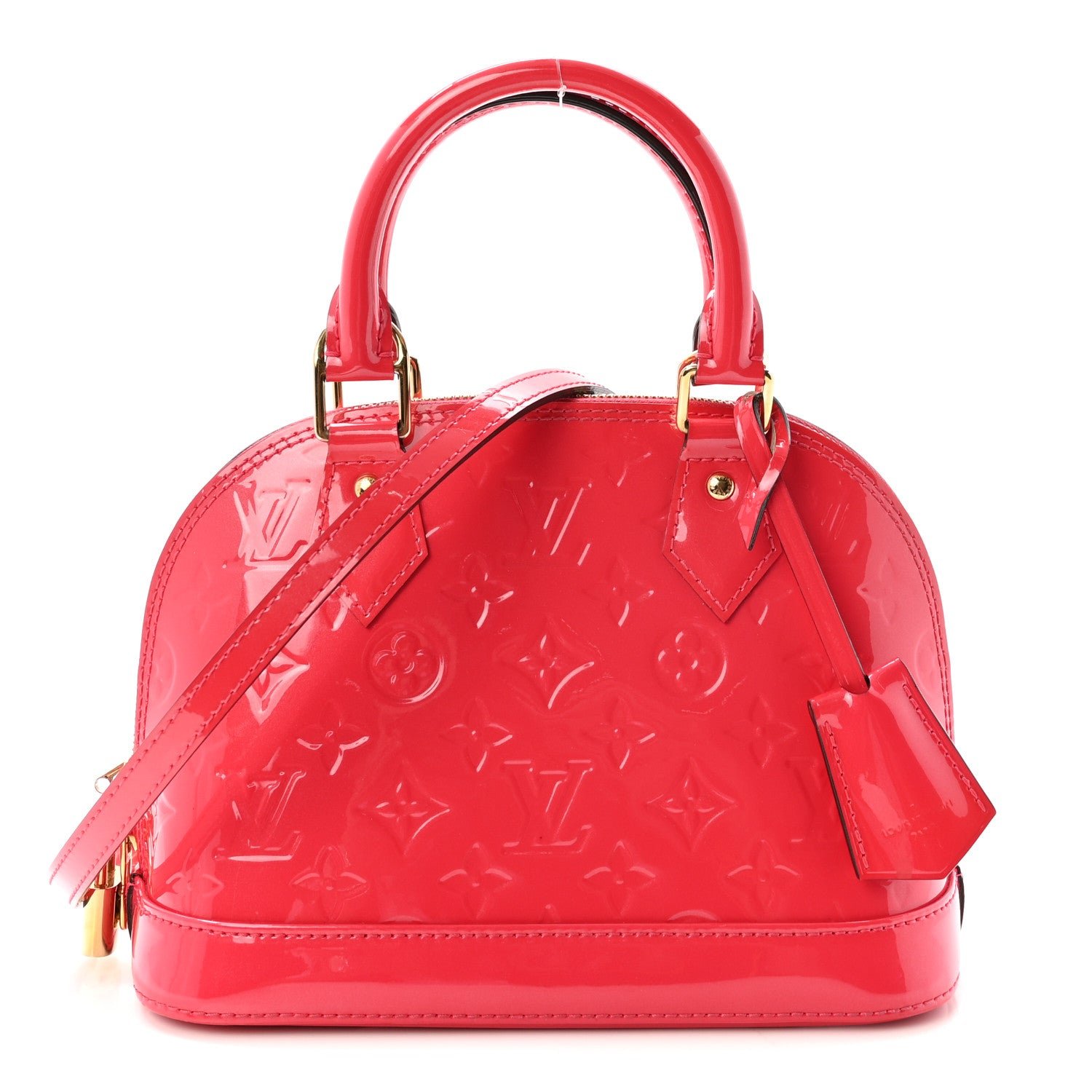 Louis Vuitton Vernis Alma BB Hot Pink