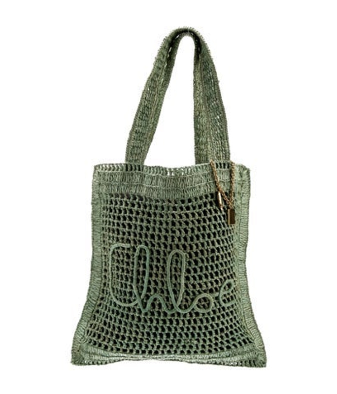Chloe Raffia Tote