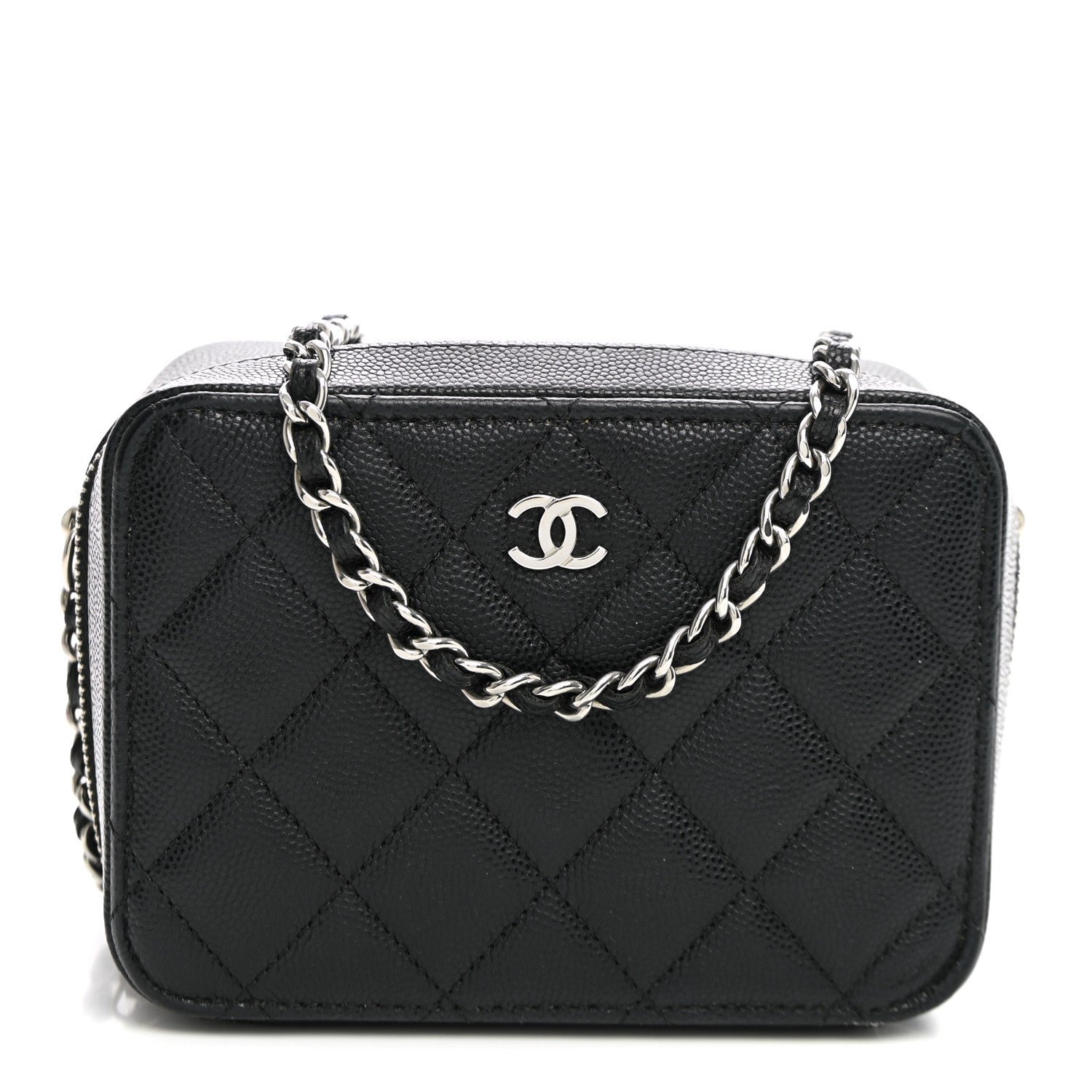 Chanel Caviar Quilted Camera Bag Black