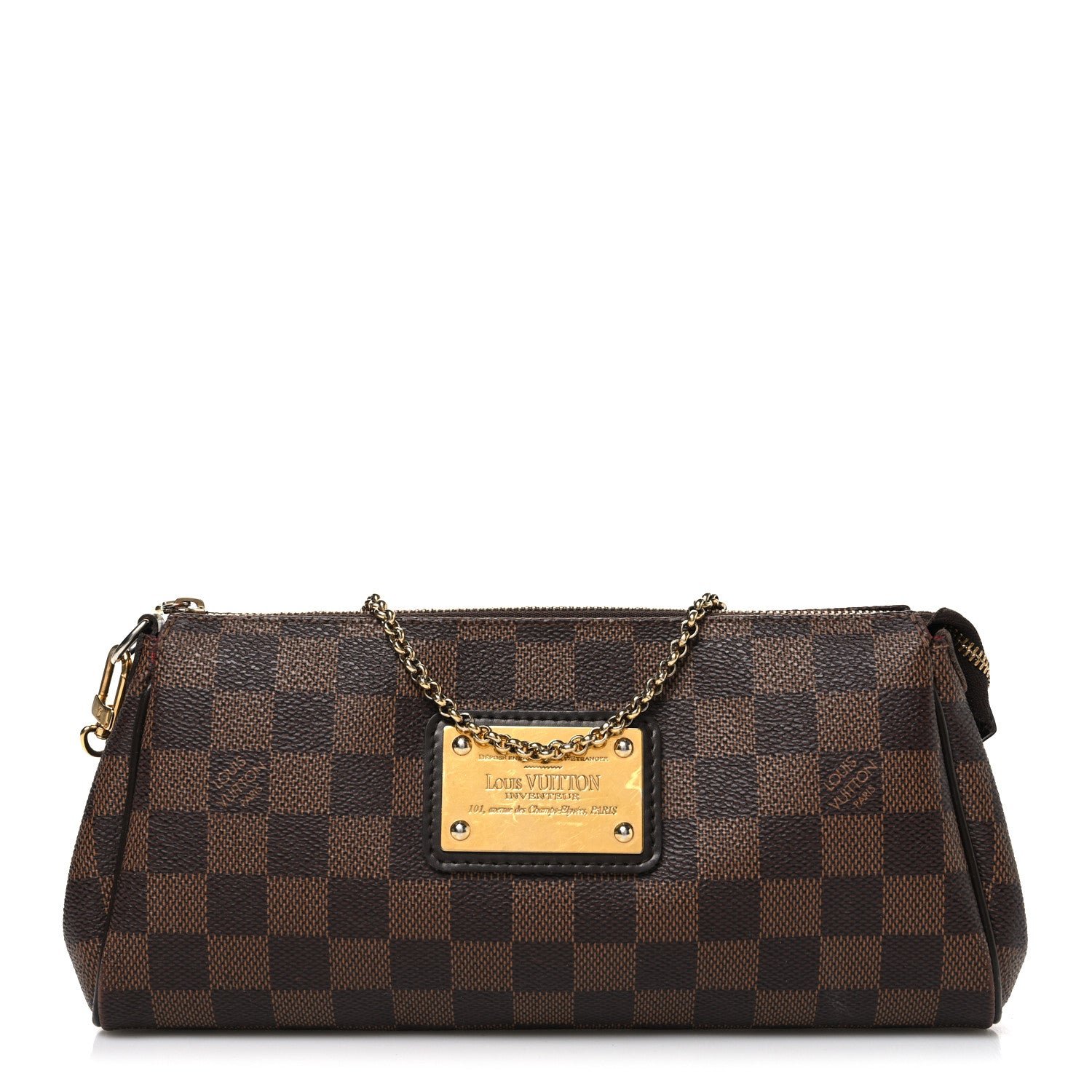 Louis Vuitton Damier Ebene Eva Clutch