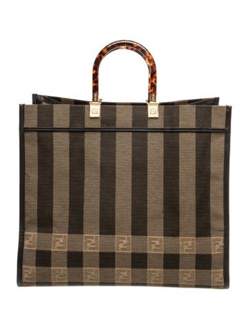 Fendi Pequin Sunshine Shopper Medium