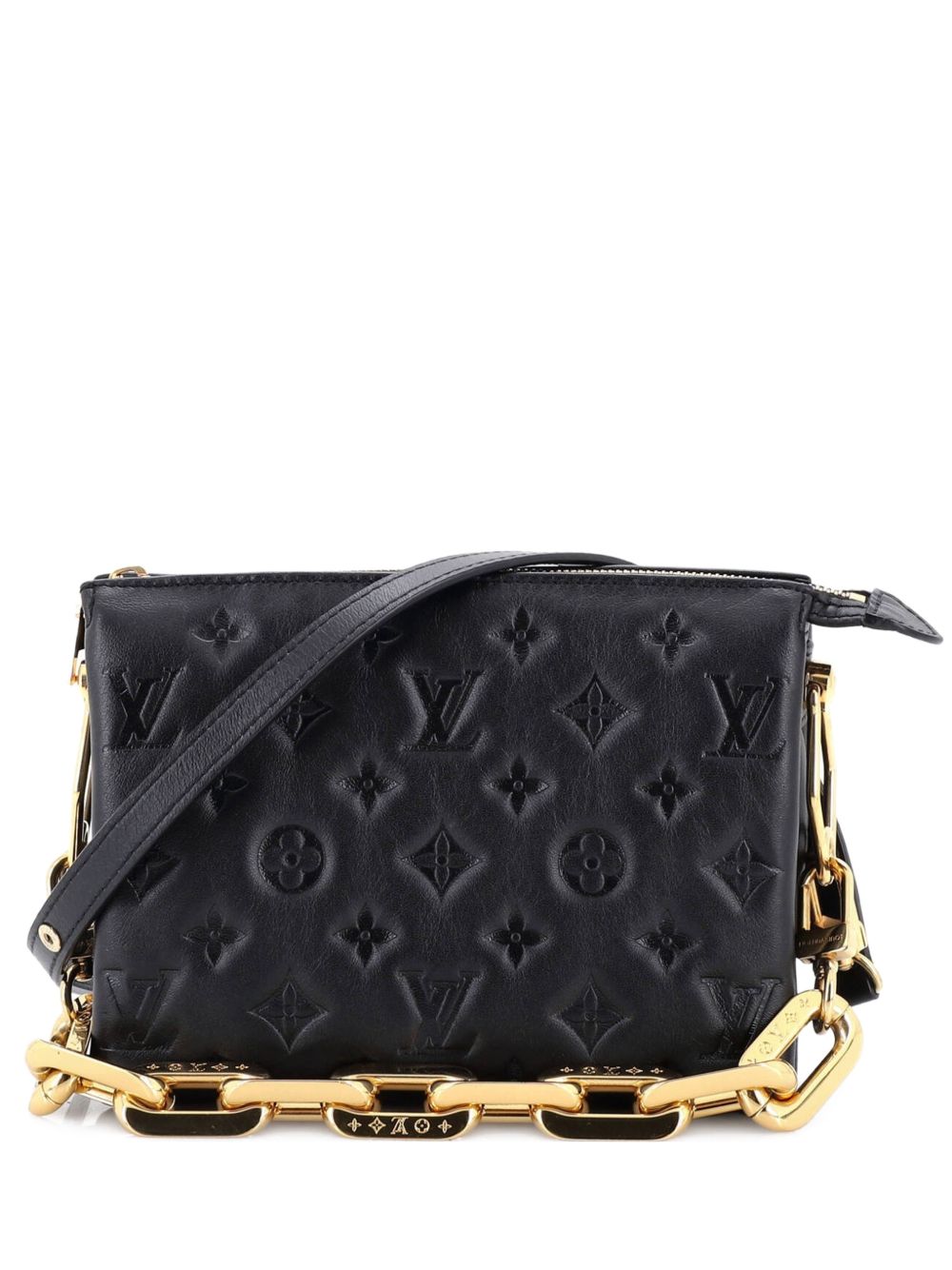 Coussin Bag Monogram Embossed Lambskin BB crossbody bag