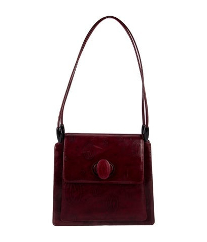 Cartier Patent Leather Shoulder Bag