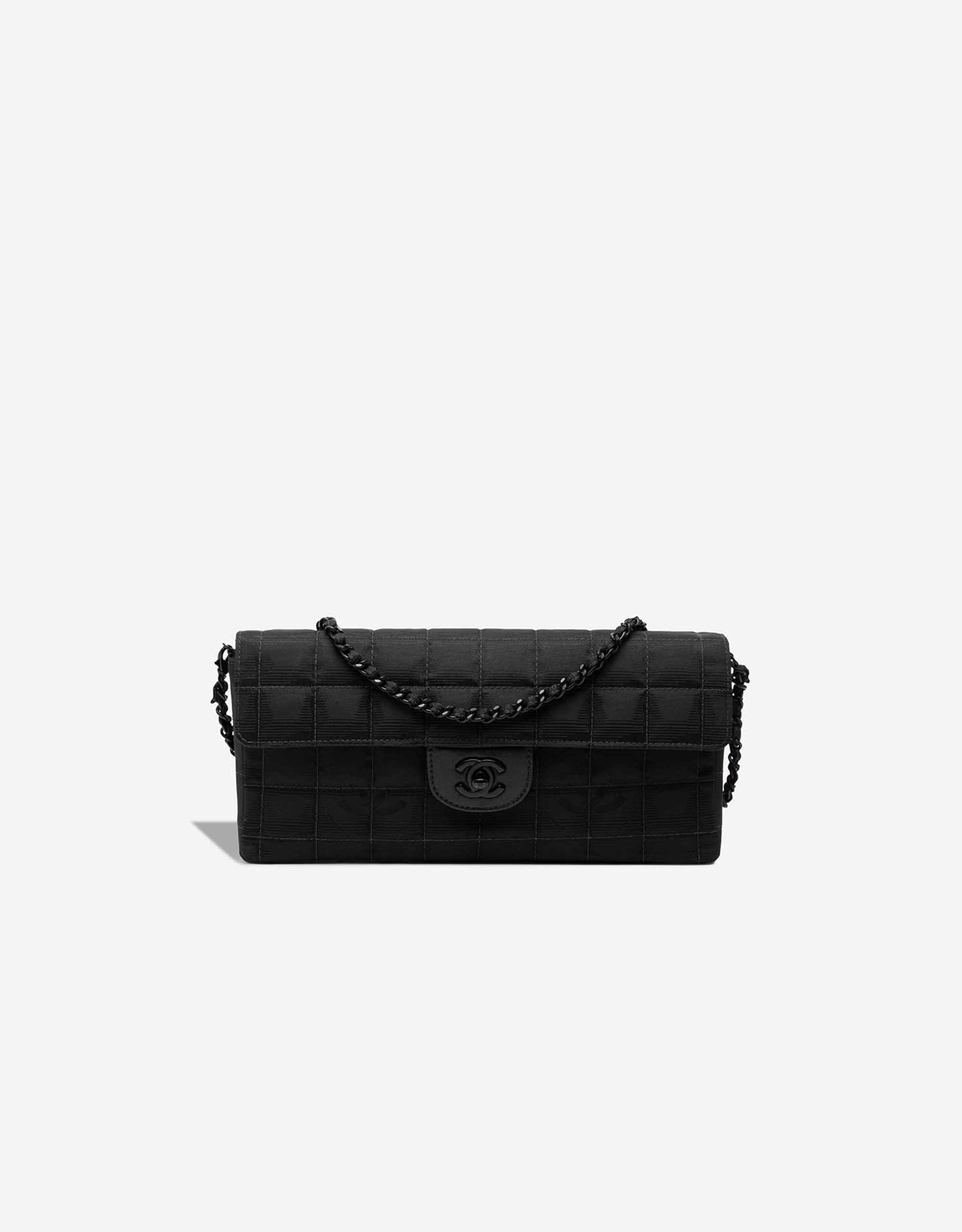 
		Flap Bag East-West Nylon Black    