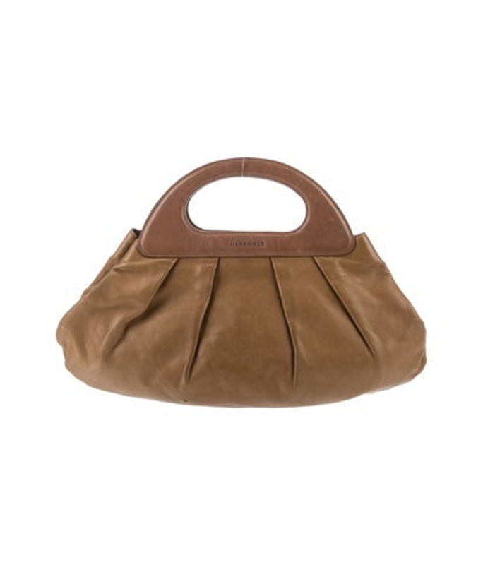 Jil Sander Sander Leather Top Handle Bag