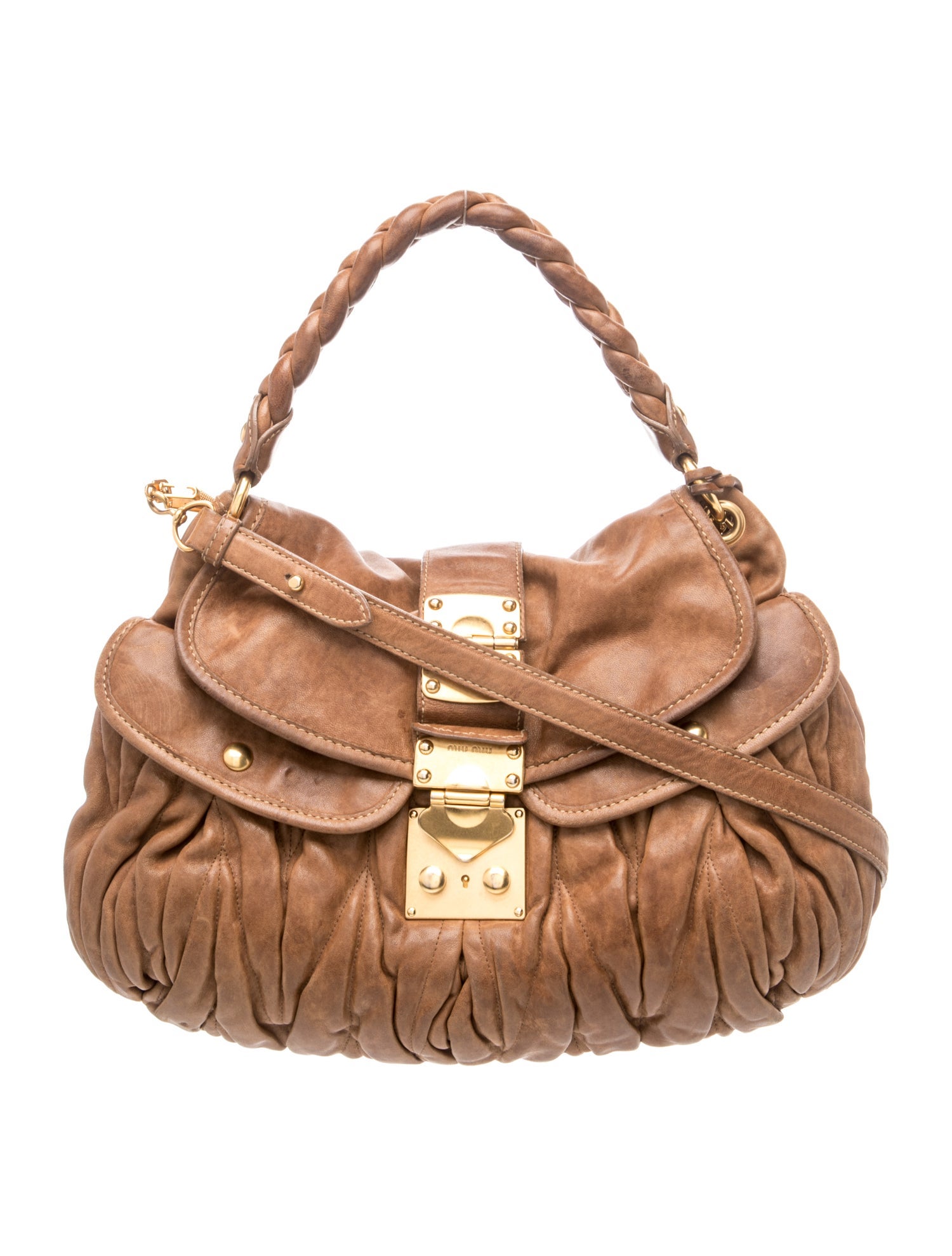 Leather Top Handle Bag