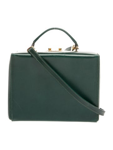 Leather Top Handle Bag