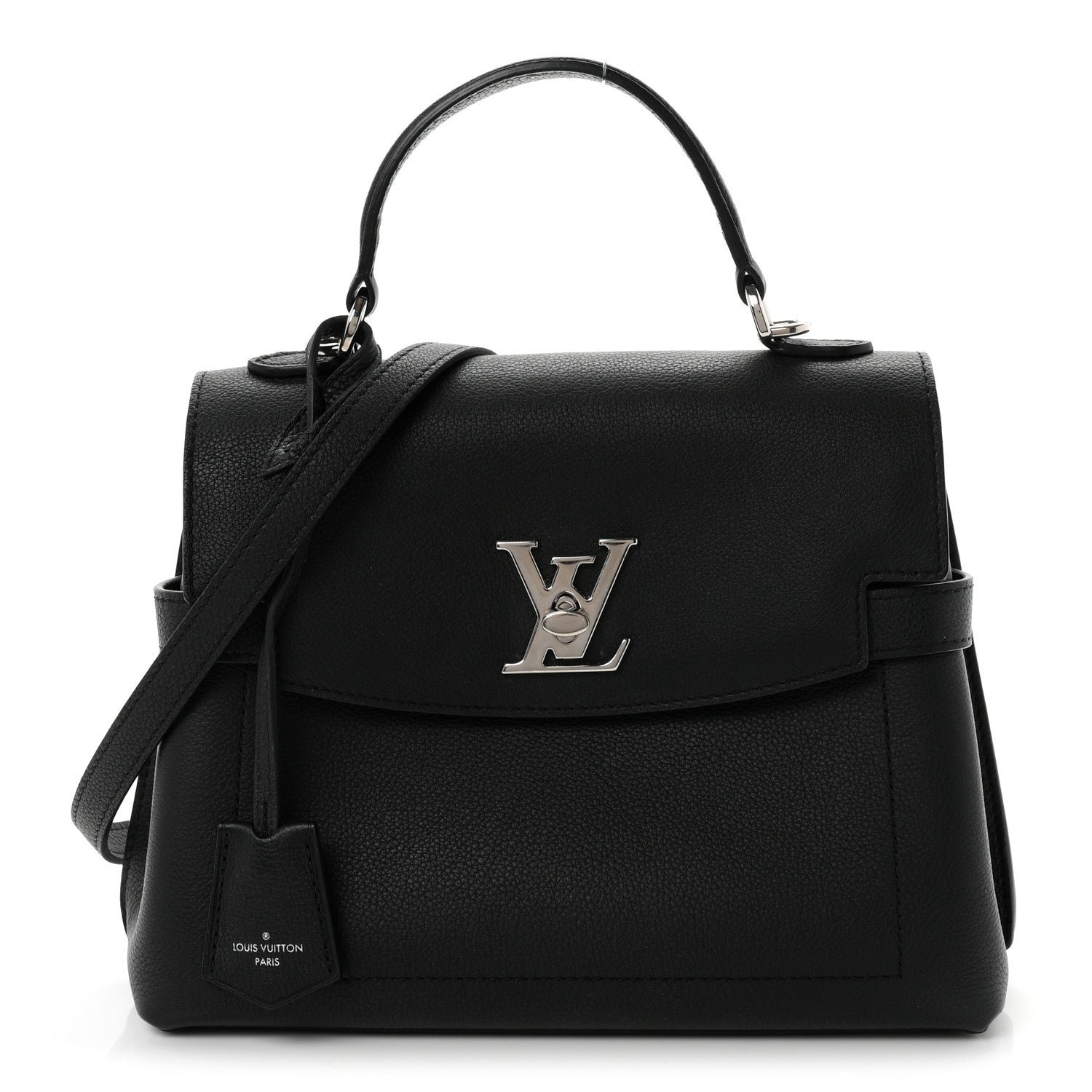 Louis Vuitton Calfskin Lockme Ever BB Black