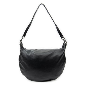 Leather Large Half Moon Messenger null