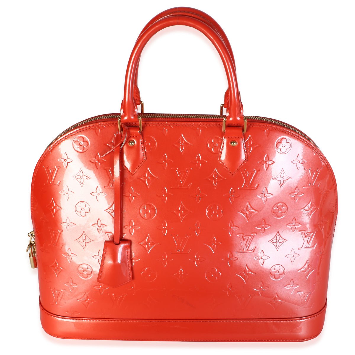 Orange Sunset Monogram Vernis Alma GM