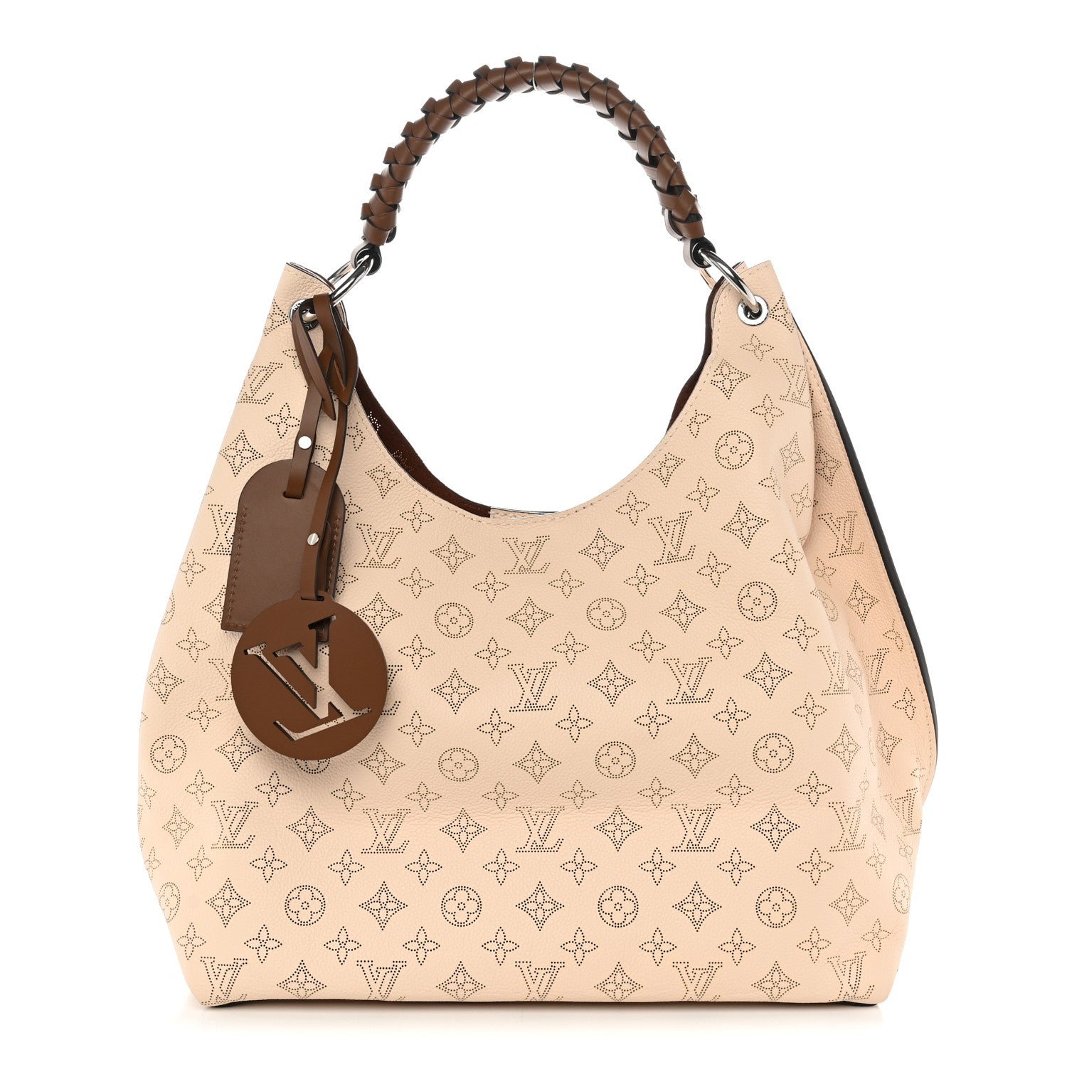 Louis Vuitton Mahina Carmel Hobo Creme