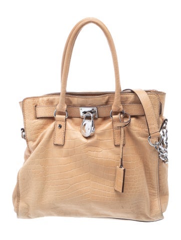 Embossed Leather Tote