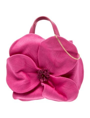 Carolina Herrera Canvas Top Handle Bag w/ Tags