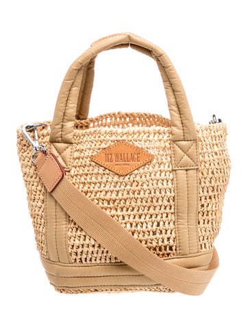 Straw Top Handle Bag