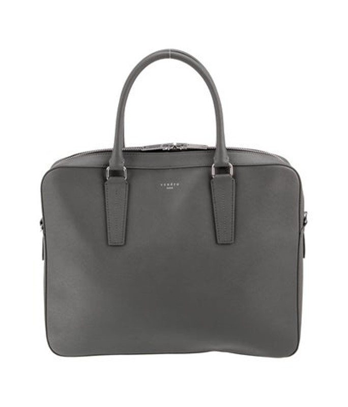 Sandro Saffiano Leather Top Handle Bag