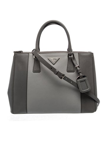 Saffiano Leather Galleria Double Zip Large