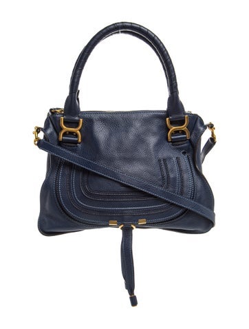 Chloe Leather Marcie Shoulder Bag