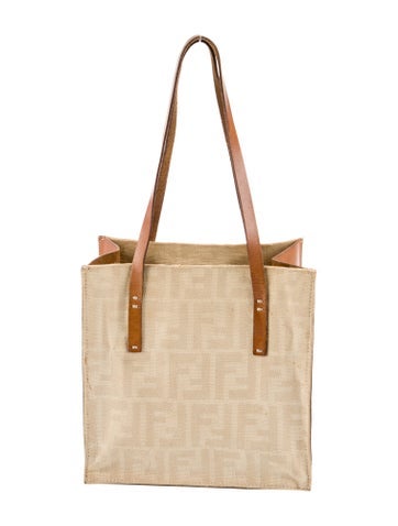 Fendi Zucca FF Shoulder Bag Vintage