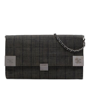CC Chocolate Bar Denim Flap