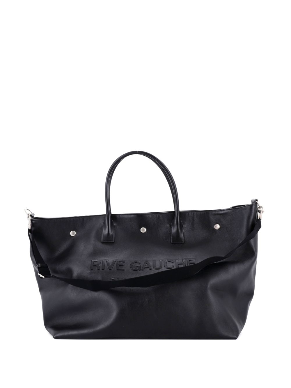 Rive Gauche Shopper Embossed Leather Maxi tote bag