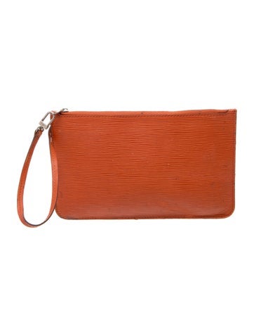 Epi Leather Neverfull Pouch MM