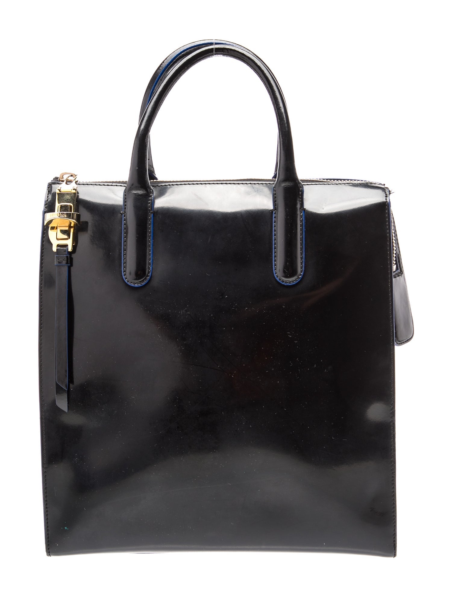 Leather Top Handle Bag