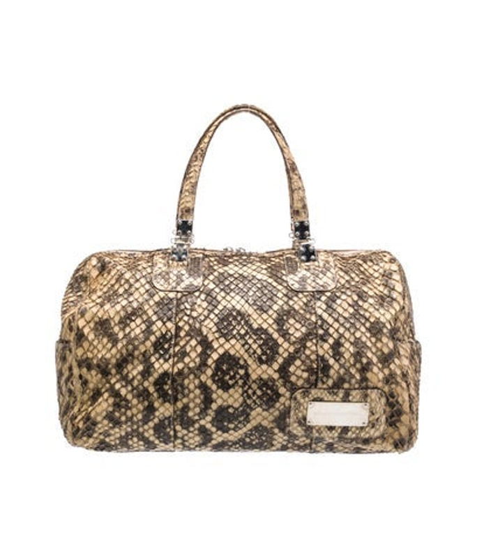 Balenciaga Python Top Handle Bag