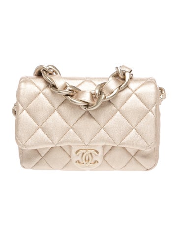Small Quilted Flap Bag