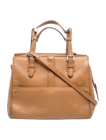 Leather Top Handle Bag