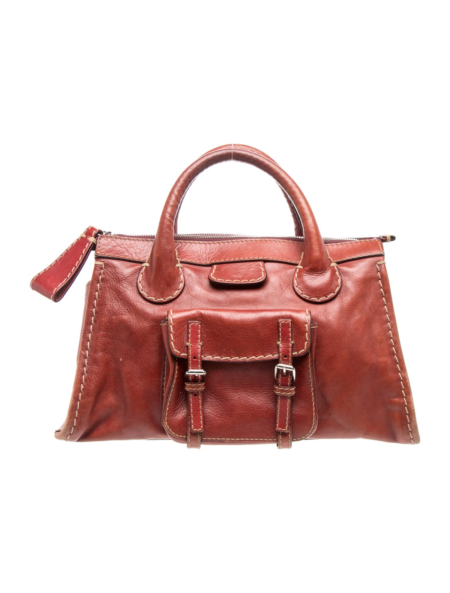 Leather Top Handle Bag