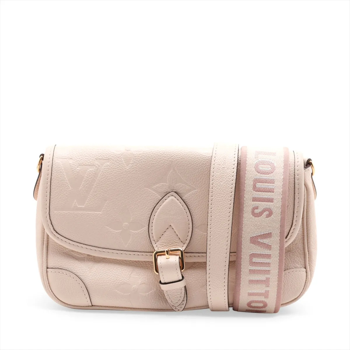 Louis Vuitton monogram empreinte Diane M46388 Beige There was an RFID response