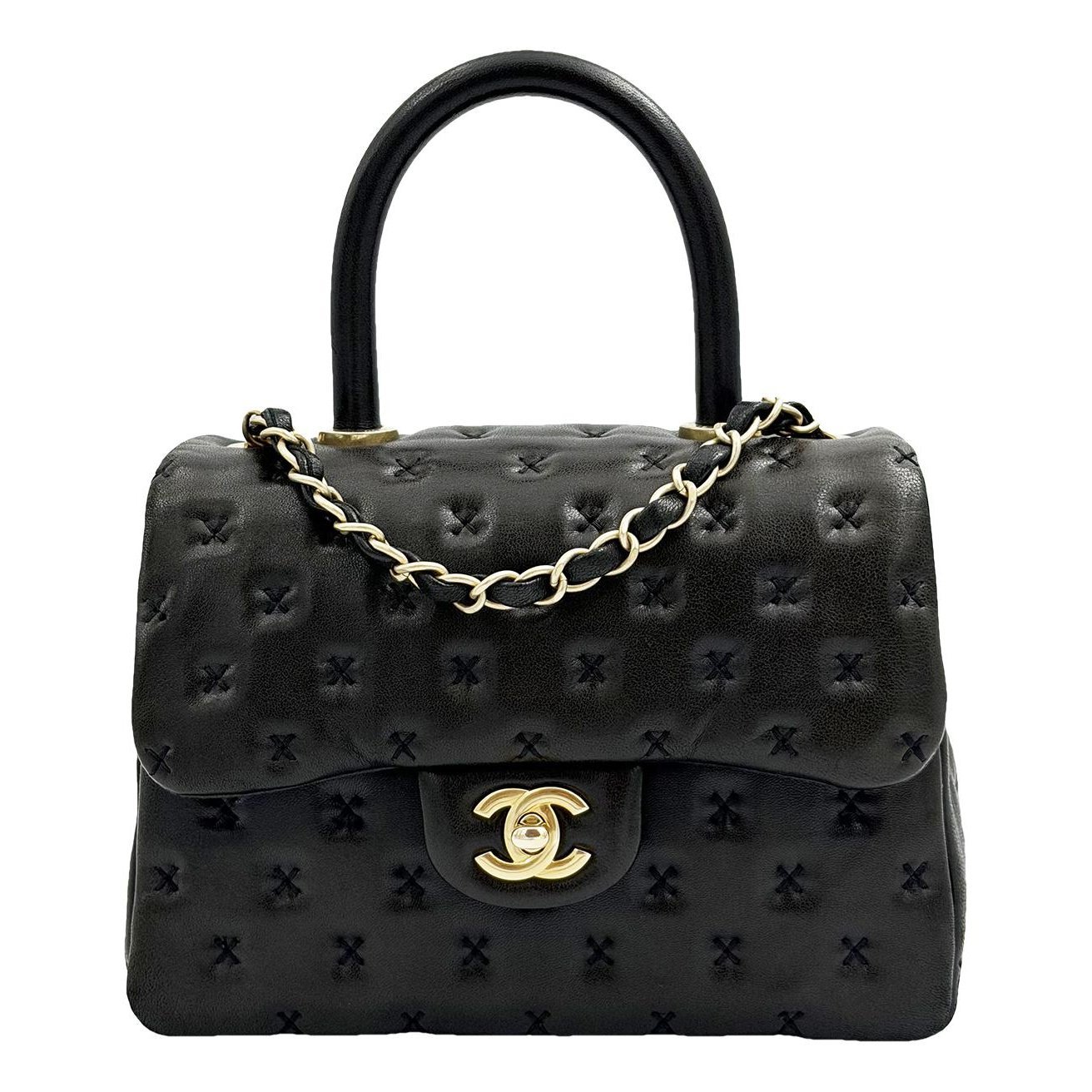 Leather handbag
