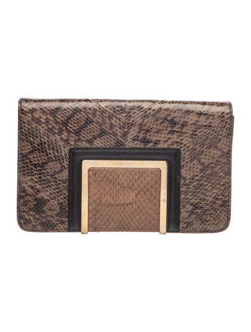 Snakeskin Clutch
