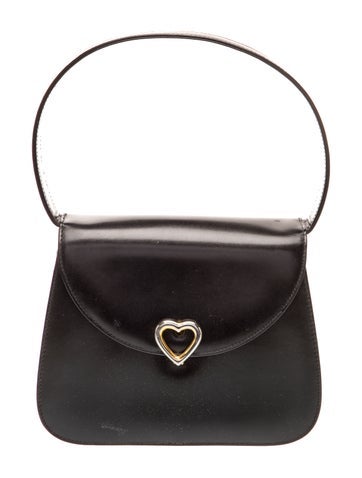Moschino Leather Top Handle Bag Vintage