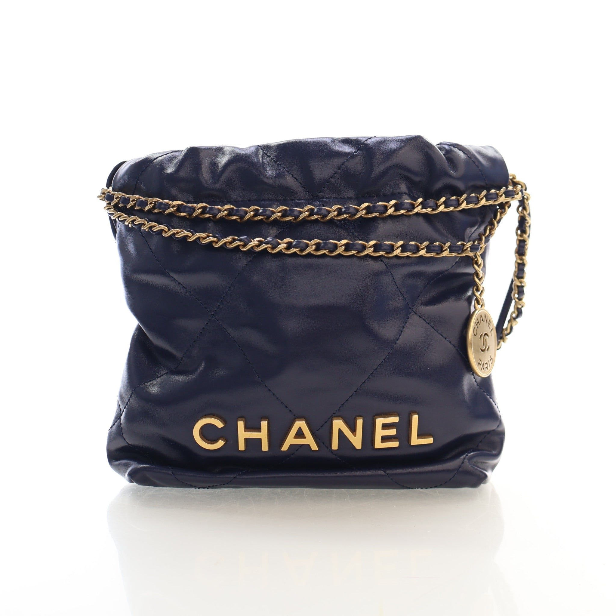 Chanel Mini Calfskin 22 Hobo