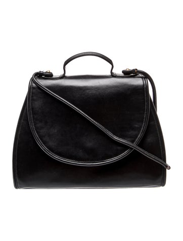 Leather Top Handle Bag