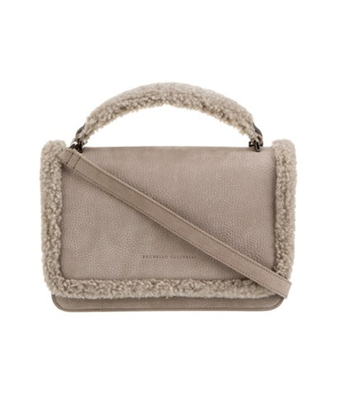 Brunello Cucinelli Cucinelli Leather Top Handle Bag