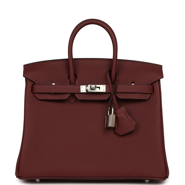 Hermes Birkin 25 Rouge H Togo Palladium Hardware