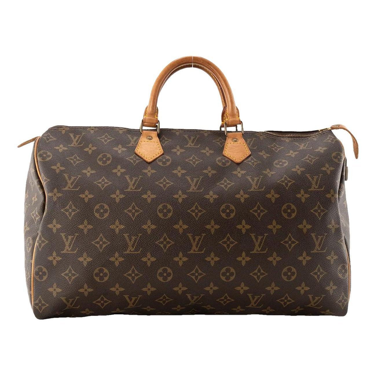 Speedy leather handbag