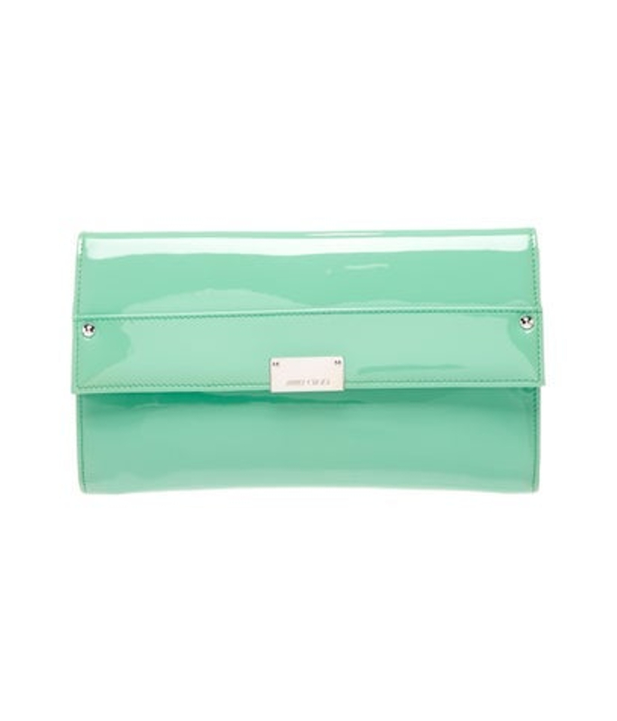 Jimmy Choo Choo Patent Leather Clutch