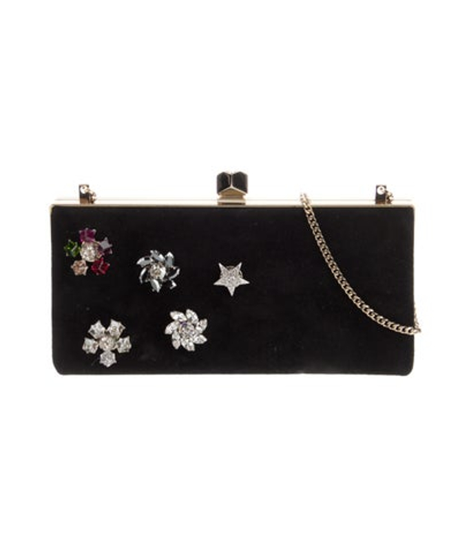 Jimmy Choo Choo Suede Evening Bag