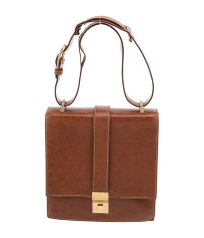 Gucci Leather Shoulder Bag Vintage