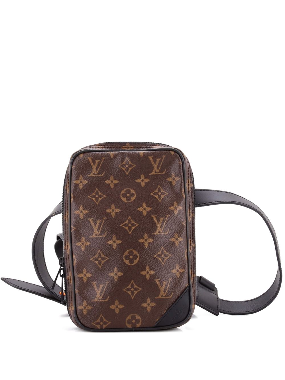Solar Ray Utility Side Bag Monogram Canvas crossbody bag