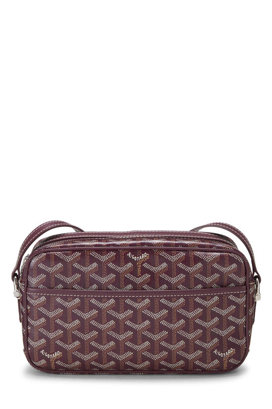Goyard Burgundy Goyardine Cap-Vert Crossbody Bag PM