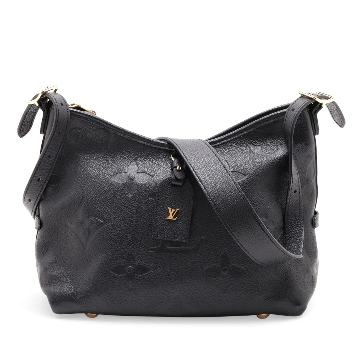 Louis Vuitton Monogram Empreinte Carry All Zip NM PM M46288 Black There was an R
