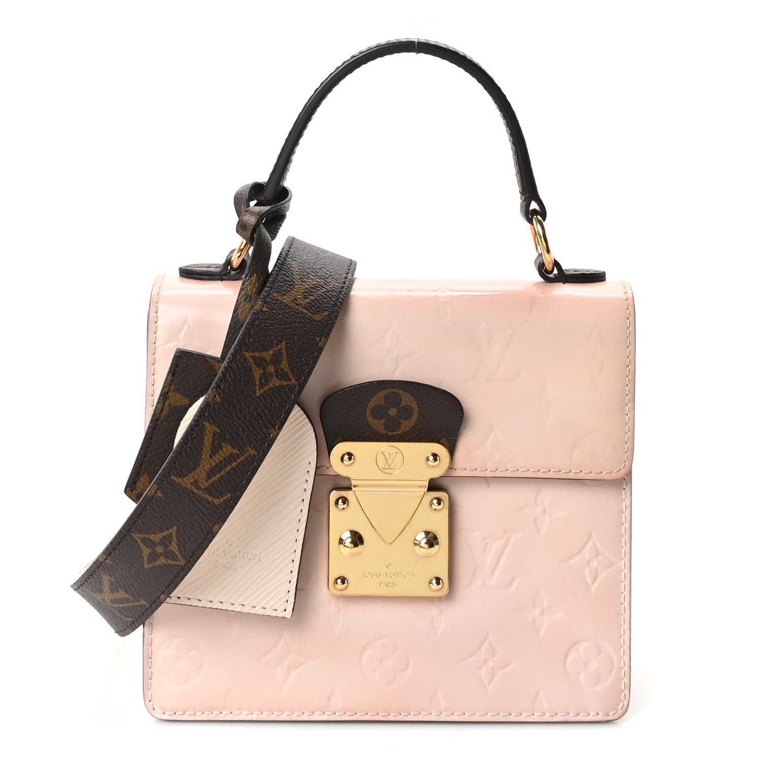 Louis Vuitton Vernis Epi Monogram Spring Street Rose Ballerine