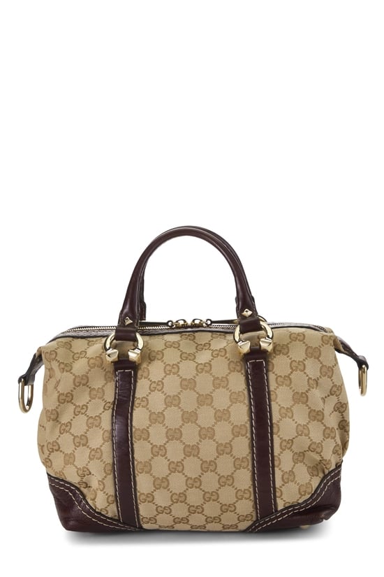 Brown Original GG Canvas Boston