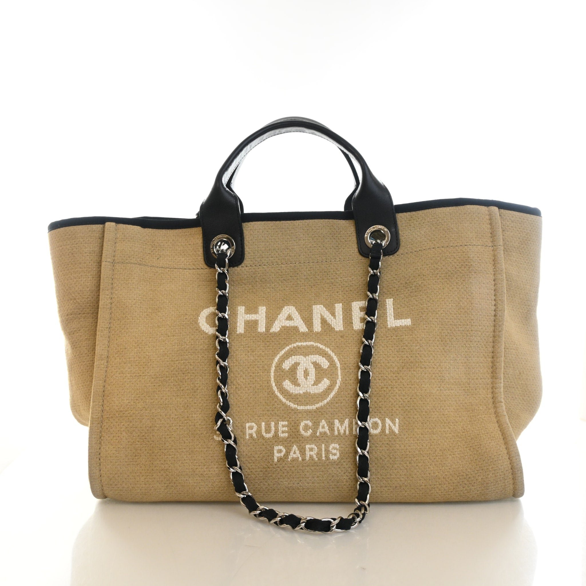 Chanel Medium Mixed Fibers Deauville Tote