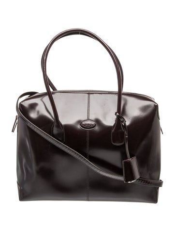 Leather Top Handle Bag